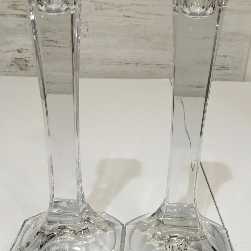 Pair of Mikasa Candle Holders 7” Made in Austria